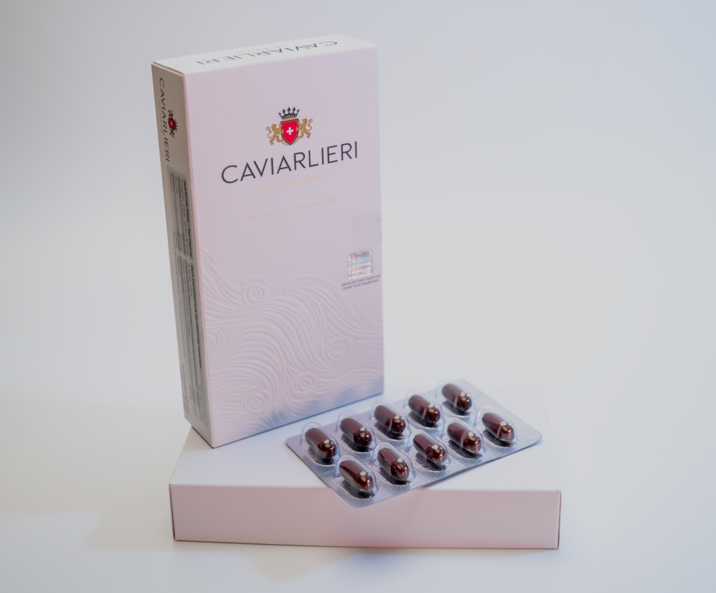 caviarlieri box of caviar food supplement - swiss cellular therapy